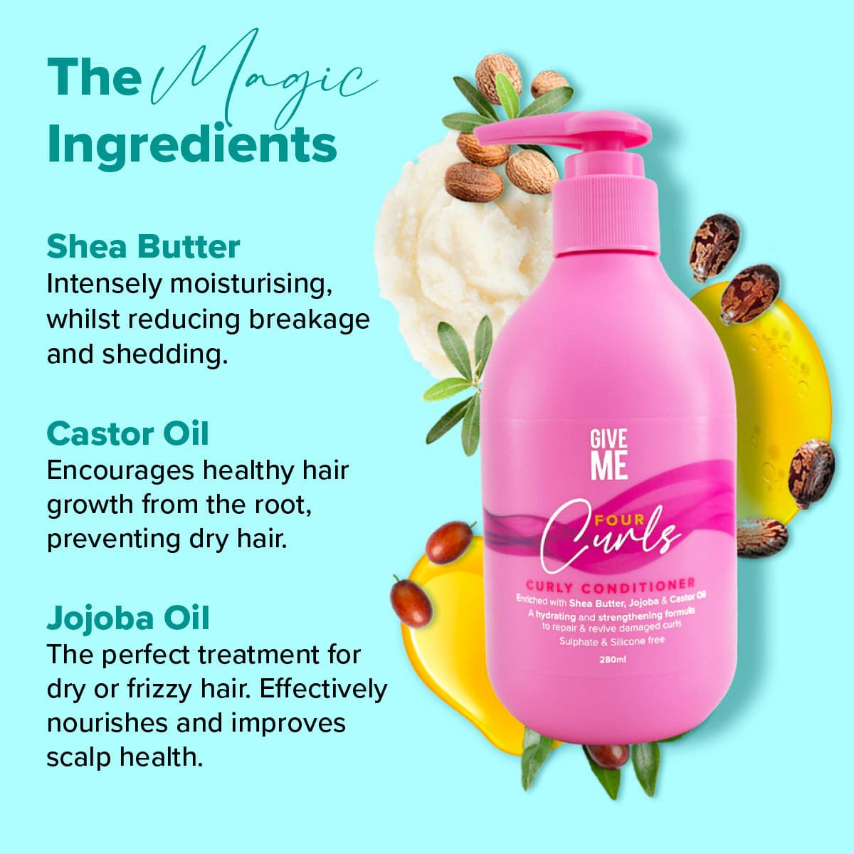 Four Curls Moisturising Shea Butter Conditioner Give Me Cosmetics