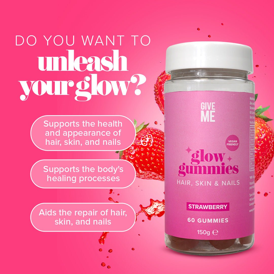 Glow Gummies - Hair, Skin & Nails - Give Me Cosmetics