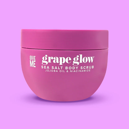 Grape Glow Sea Salt Body Scrub - Give Me Cosmetics