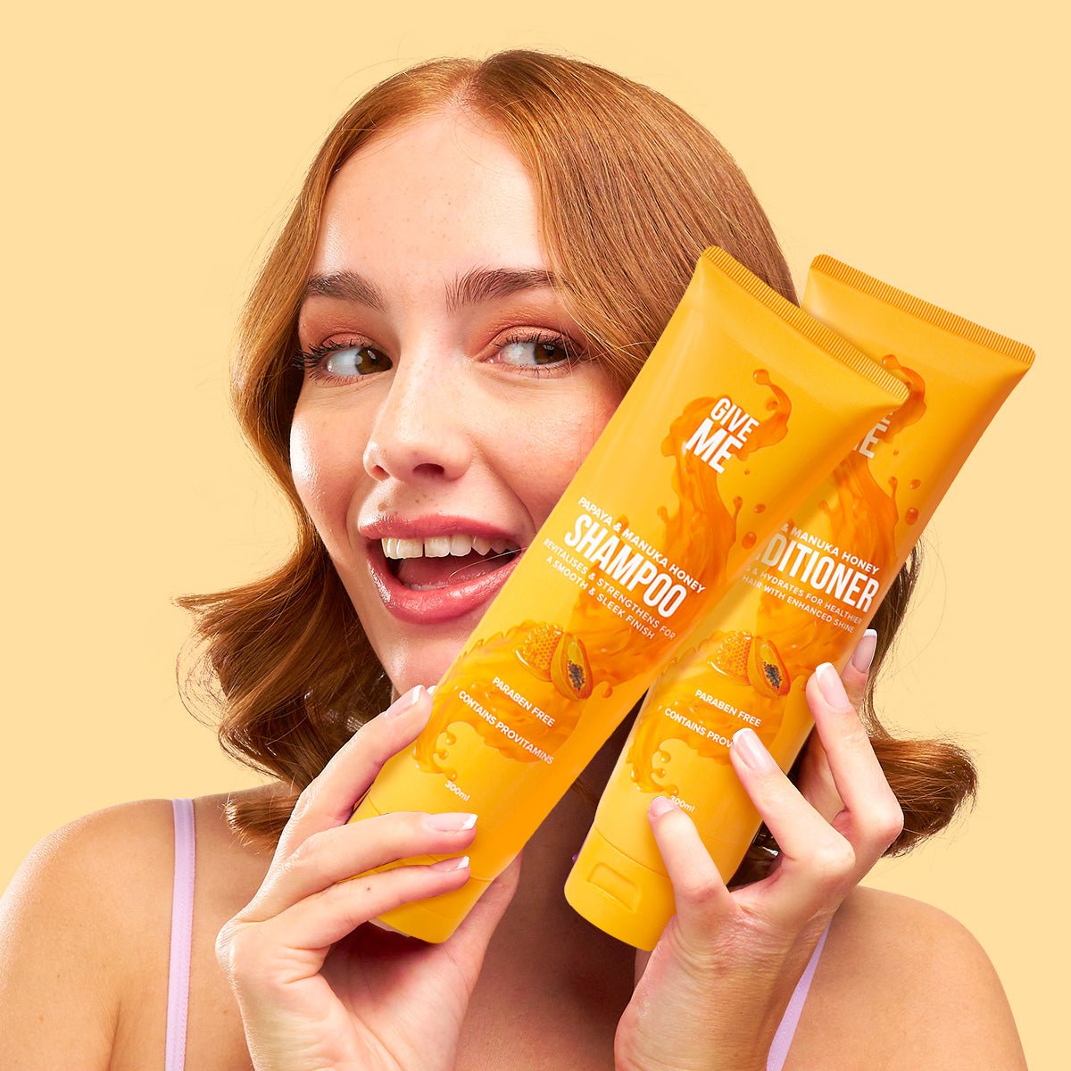 Papaya & Manuka Honey Shampoo and Conditioner Bundle - Give Me Cosmetics